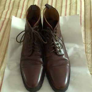 Sebago leather boots size 9 barely used